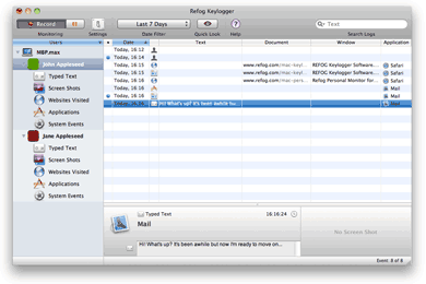 free keylogger for mac manual